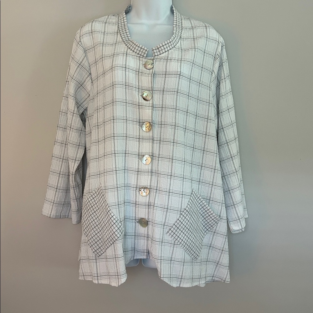 Habitat Clothes To Live In Button Front Tunic Top